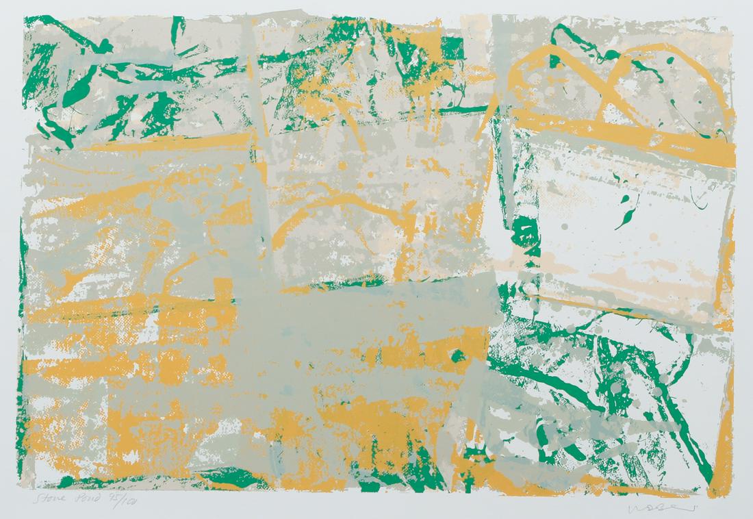 2 Walter Darby Bannard orig silkscreens, signed (1 of 16)