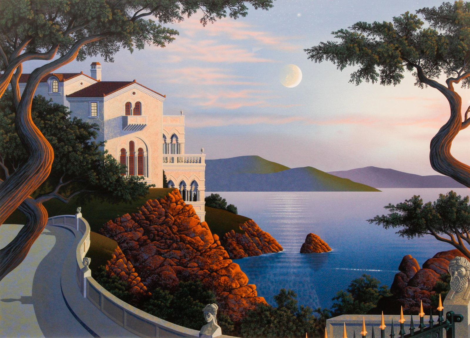 Jim Buckles 2003 orig serigraph El Camino (1 of 4)