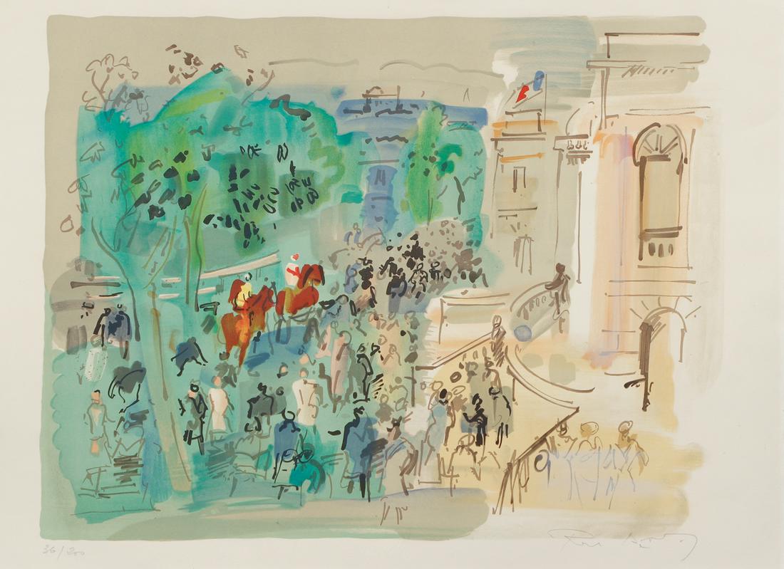 2 Raoul Dufy signed lithos Horse Racing (1 of 15)