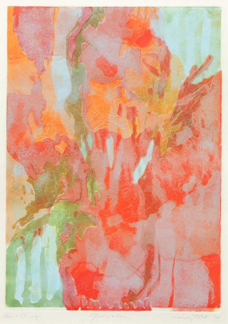 Nancy Fort Gladiola Signed Litho (1 of 9)