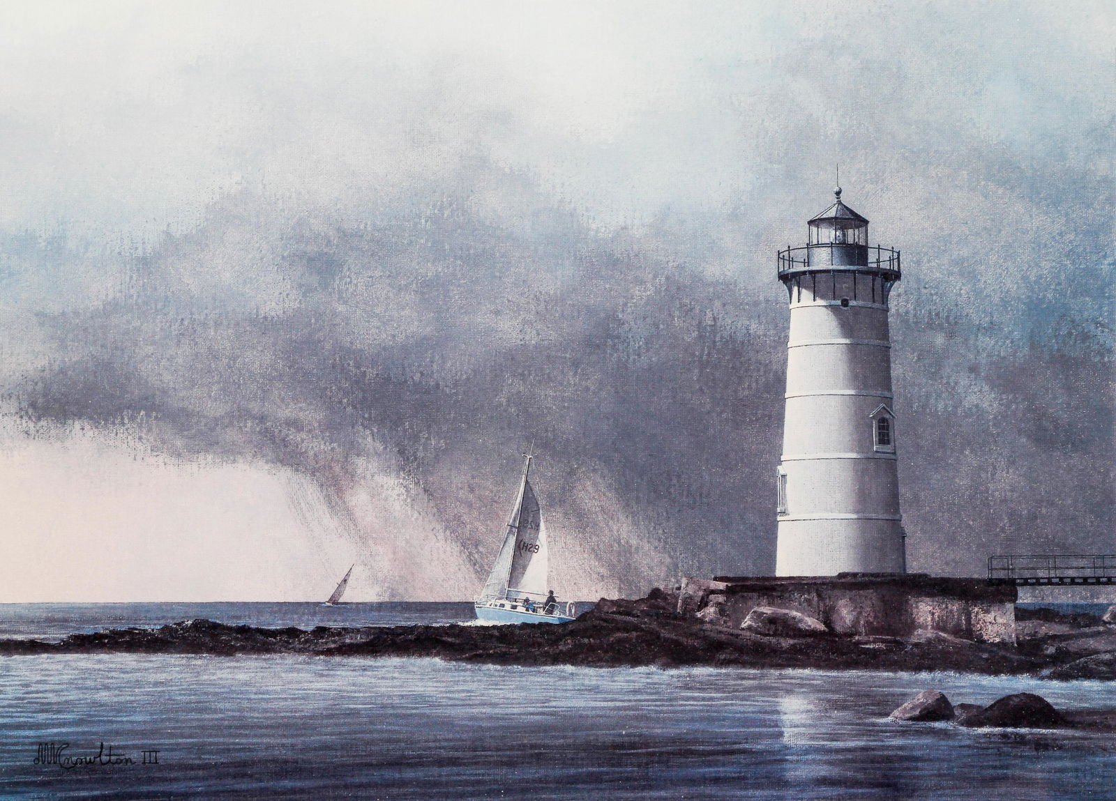 David Knowlton Out After the Storm Litho Signed (1 of 5)