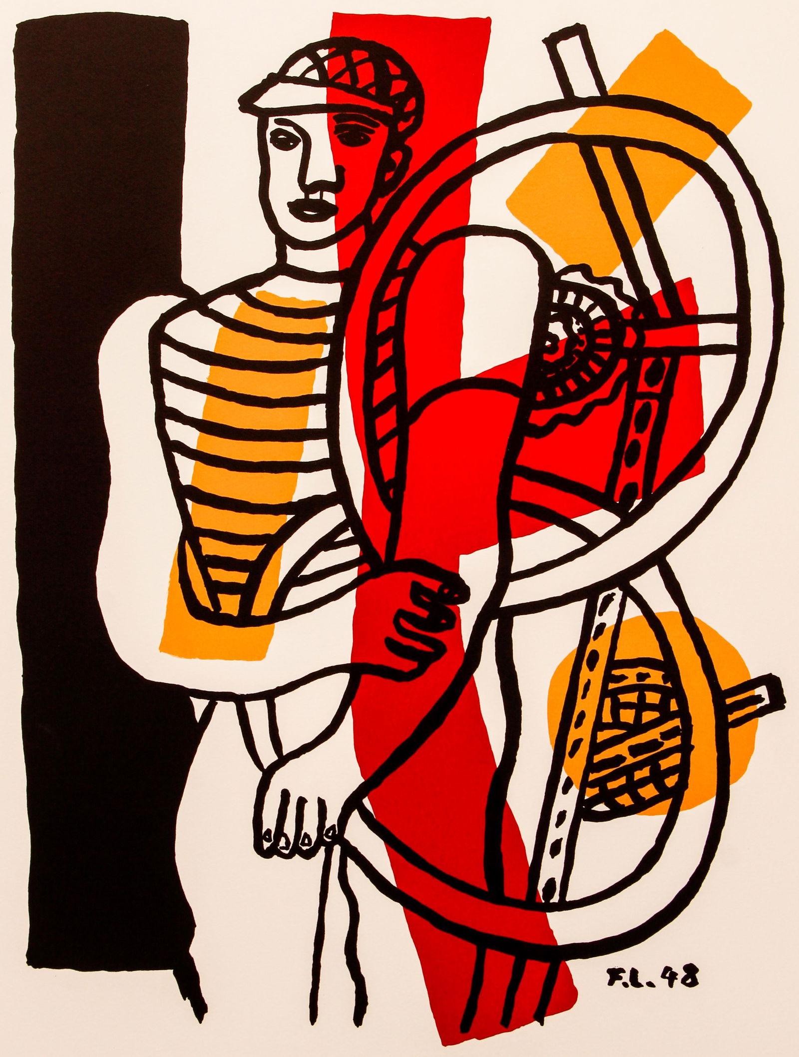 Fernand Leger The Cyclist Poster (1 of 3)