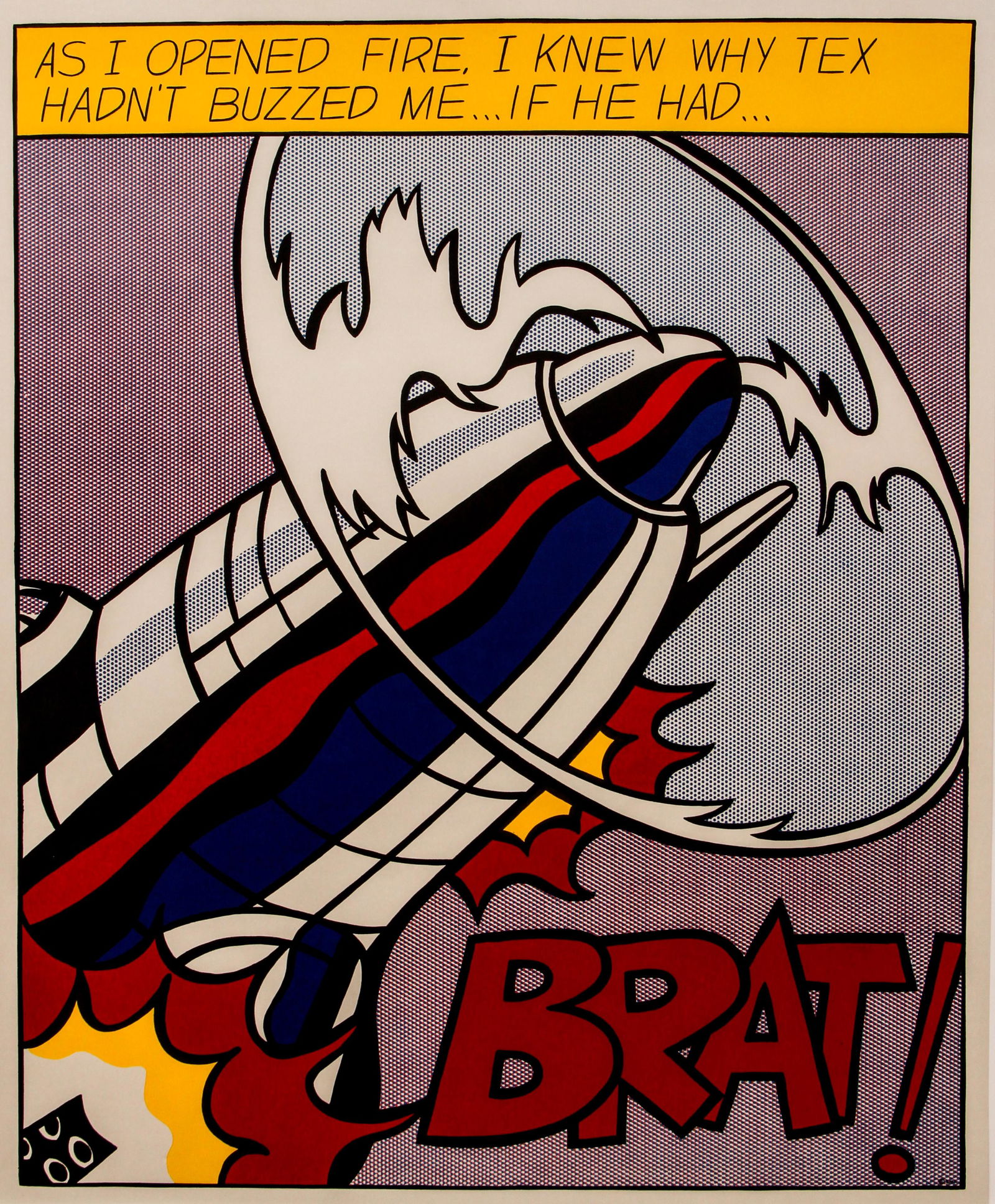 Roy Lichtenstein As I Open Fire Triptych (1 of 9)