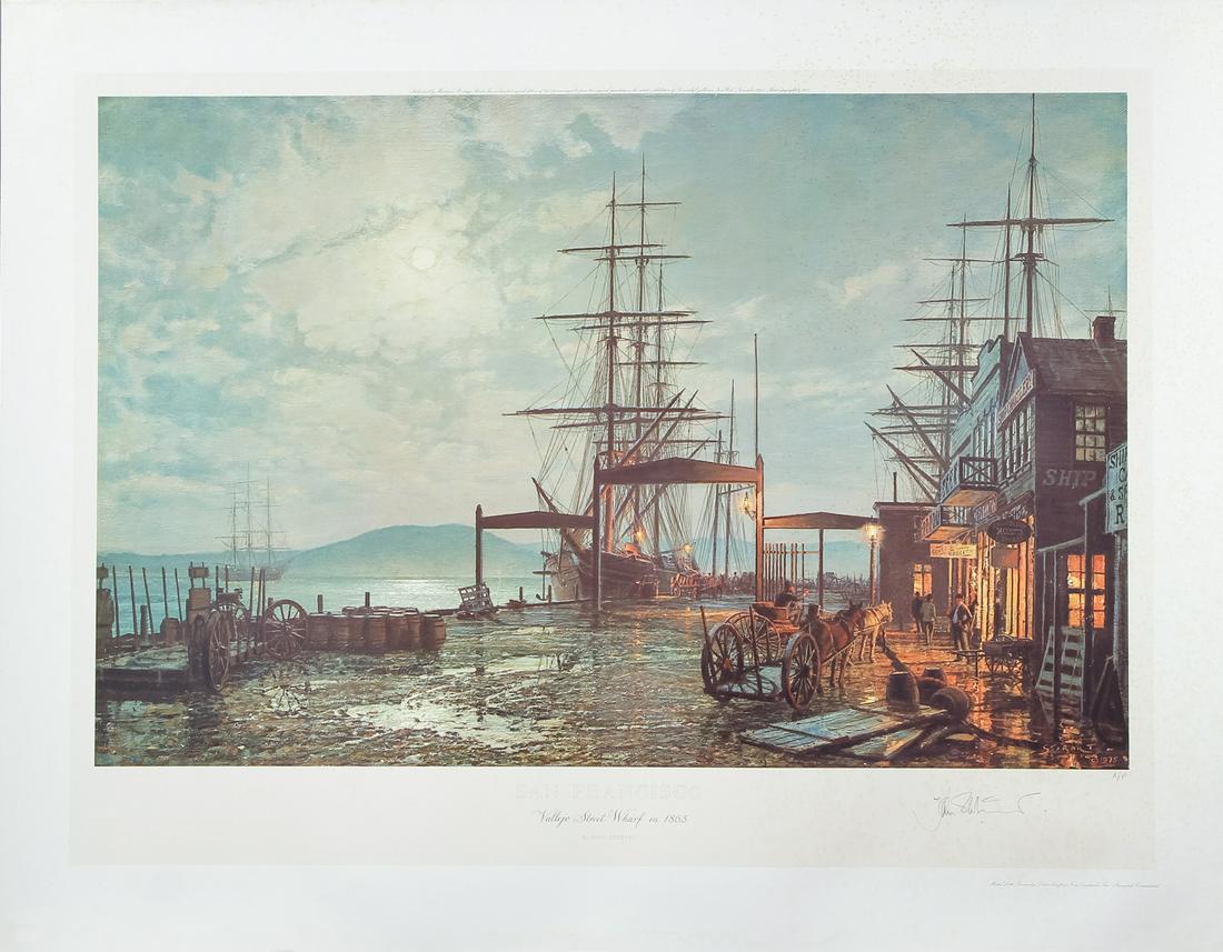 John Stobart San Francisco Vallejo Street Wharf (1 of 8)