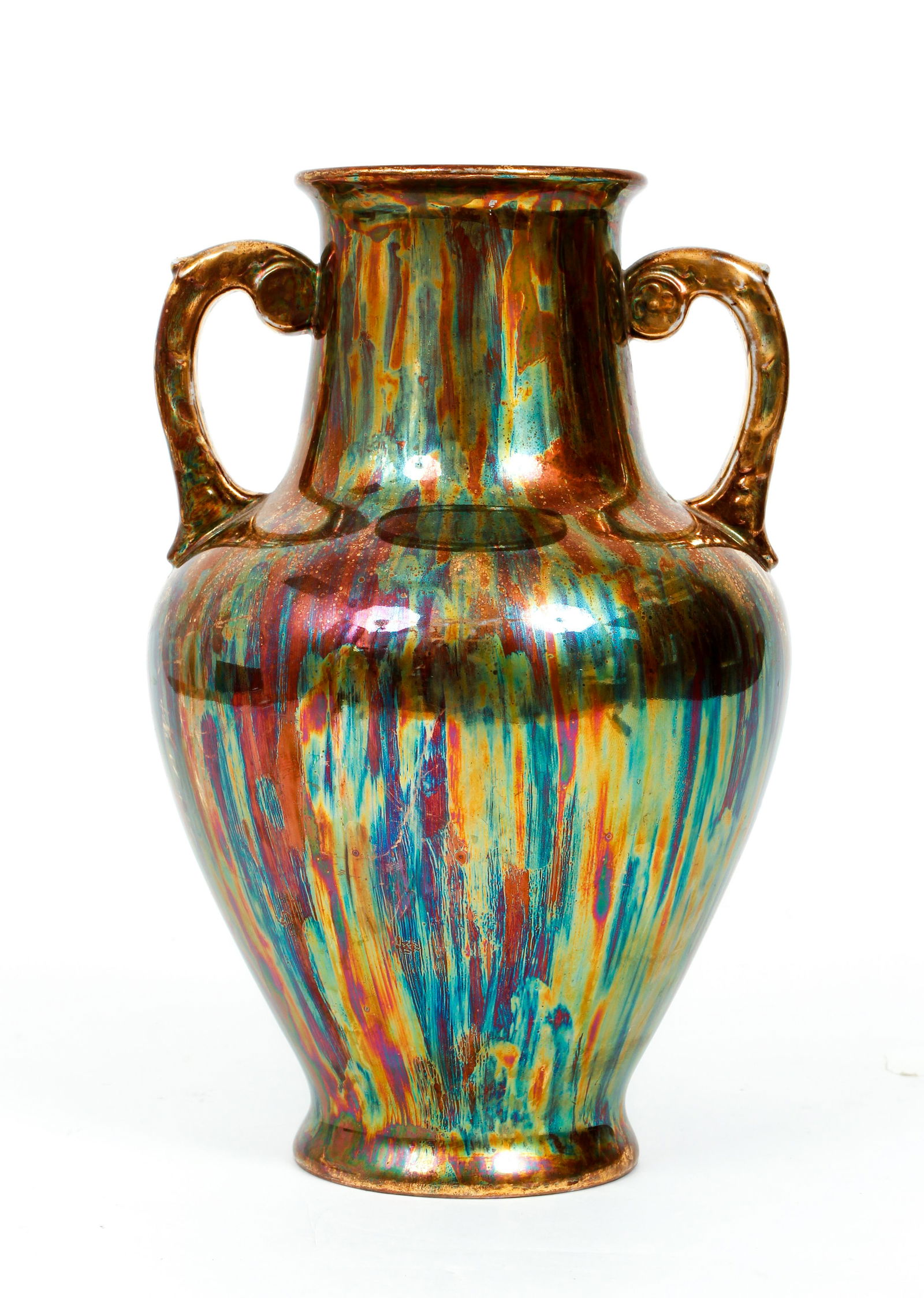 metallic iridescent lustre Amphora Pot 1922 (1 of 6)