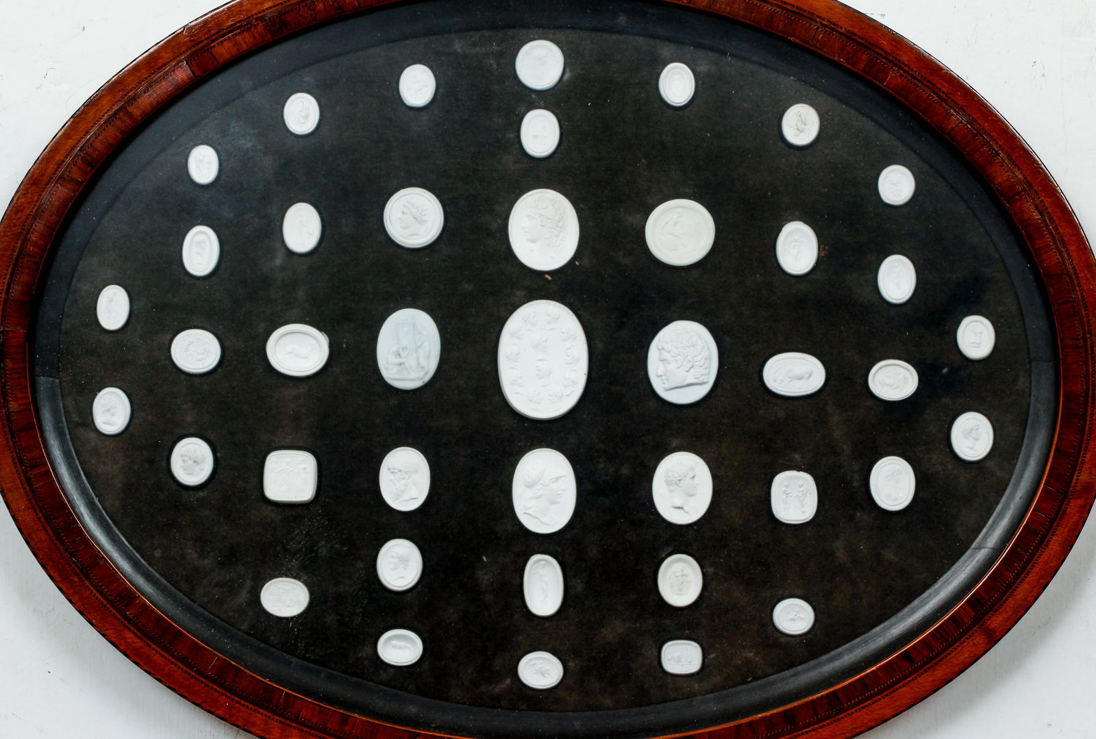 Italian Grand Tour Molded Plaster Classical Medallions (1 of 4)