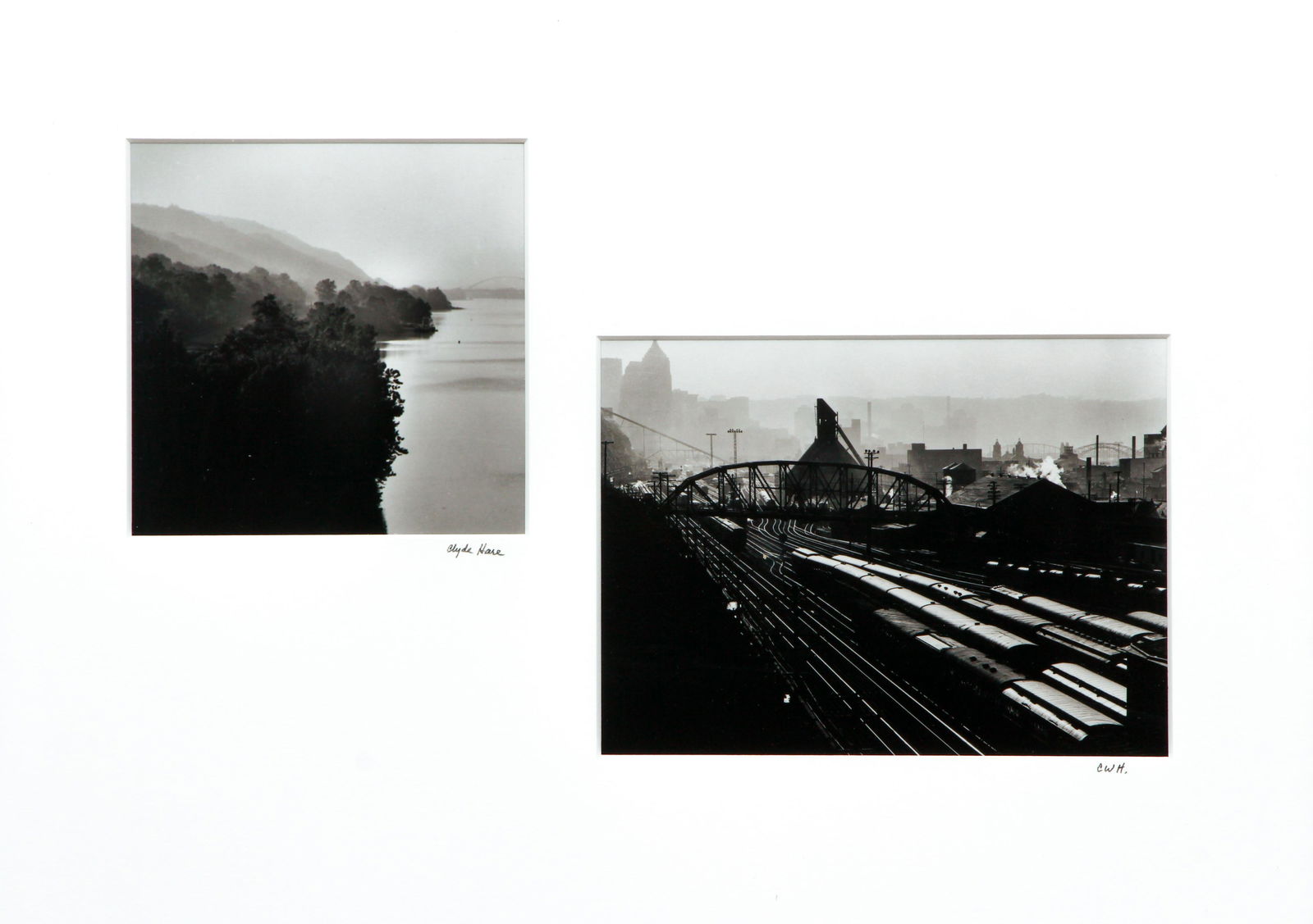 2 Clyde Hare photographs in a single frame (1 of 6)