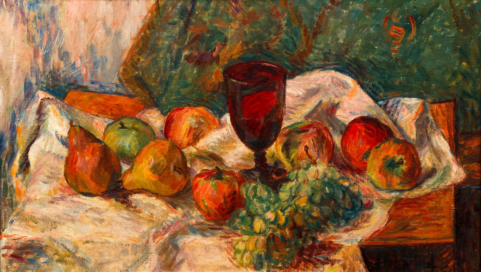 Joseph Schepp painting The Red Goblet (1 of 5)