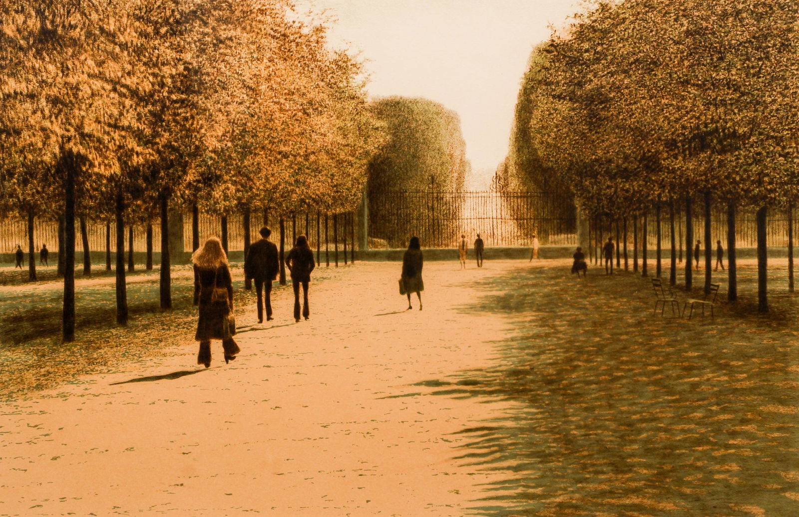 Harold Altman orig litho Afternoon Shadows (1 of 5)