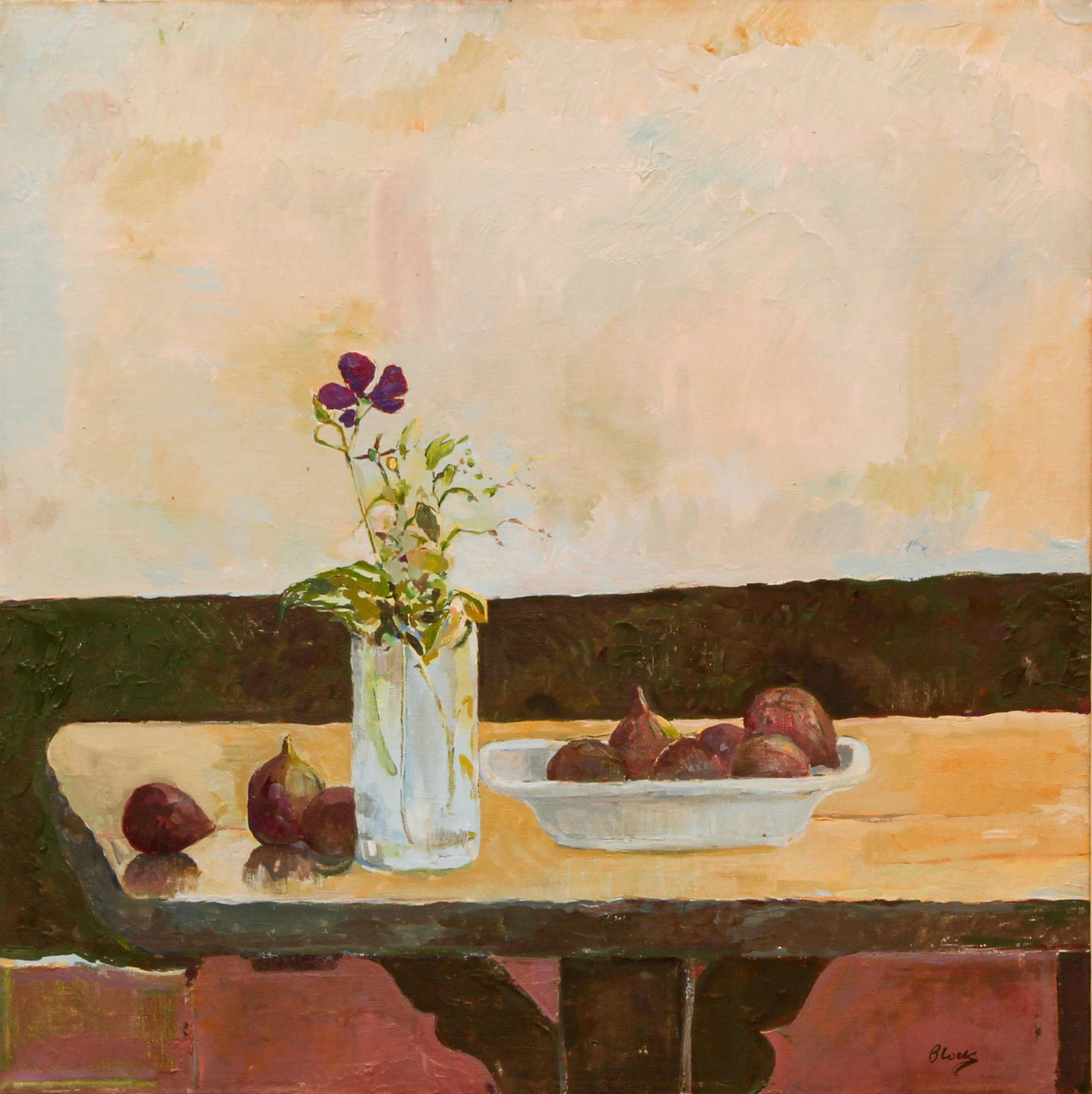 Irving Block oil Princess Flower and Figs (1 of 4)