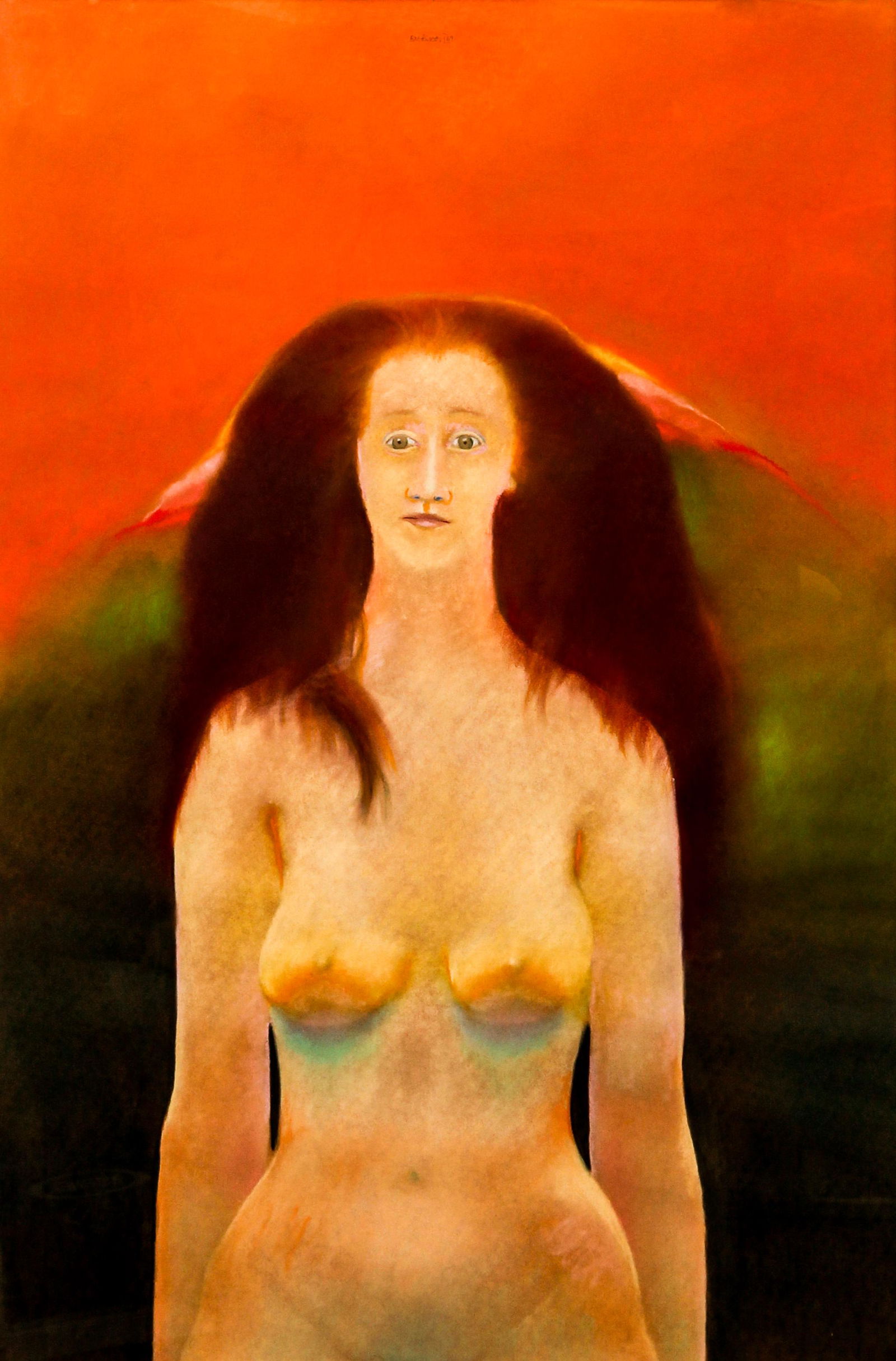 Morris Broderson 1969 pastel The Earth Says Hello (1 of 4)