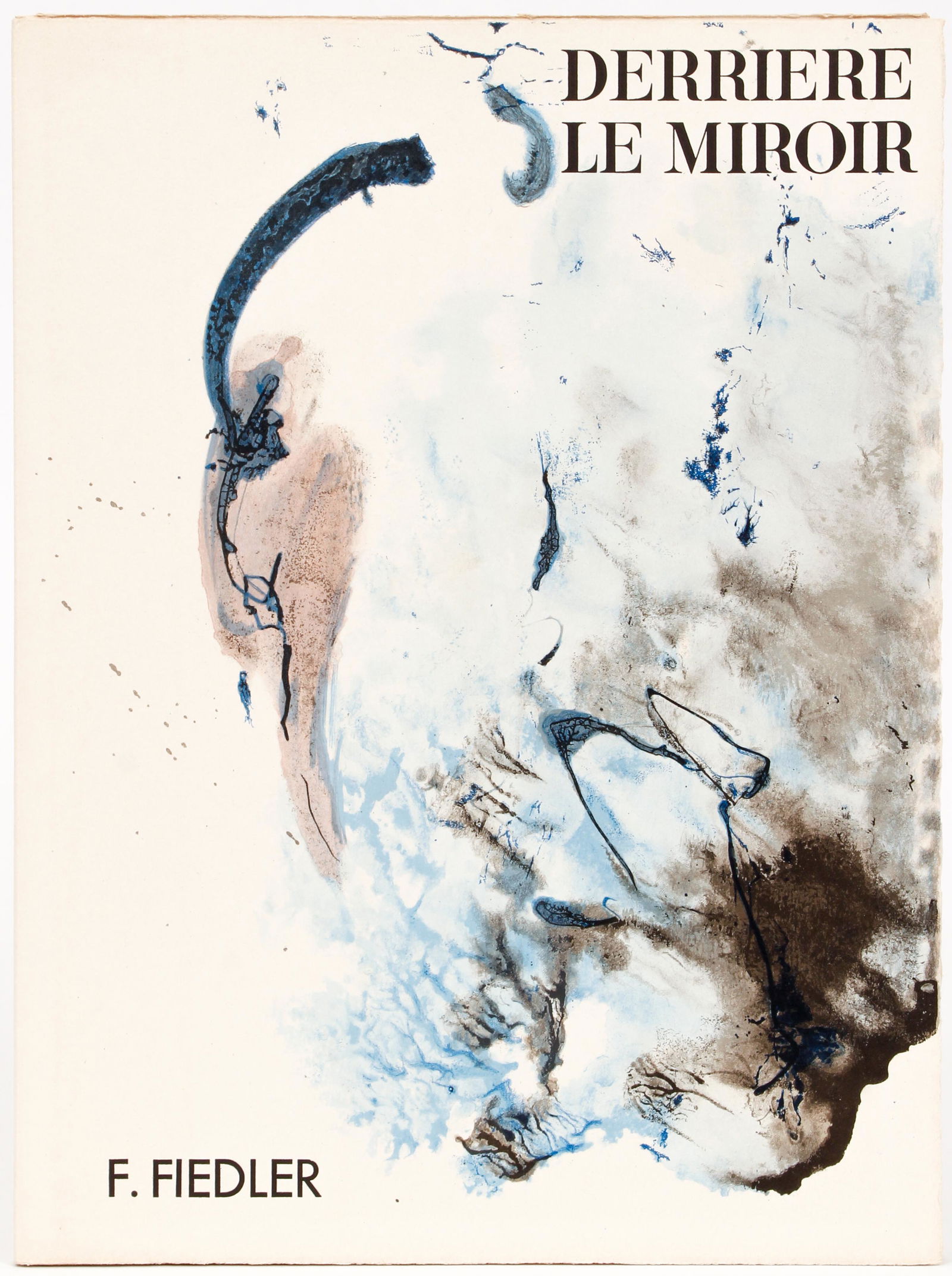 Francois Fiedler Derriere le Miroir 1/150 signed 1961: Fiedler, Francois, Derriere Le Miroir 129, number 10 of 150 copies signed by Fiedler on the colophon, deluxe edition printed on Velin de Rives, 1961, Maeght, softcover, folio (15 x 11.5 inches), compl