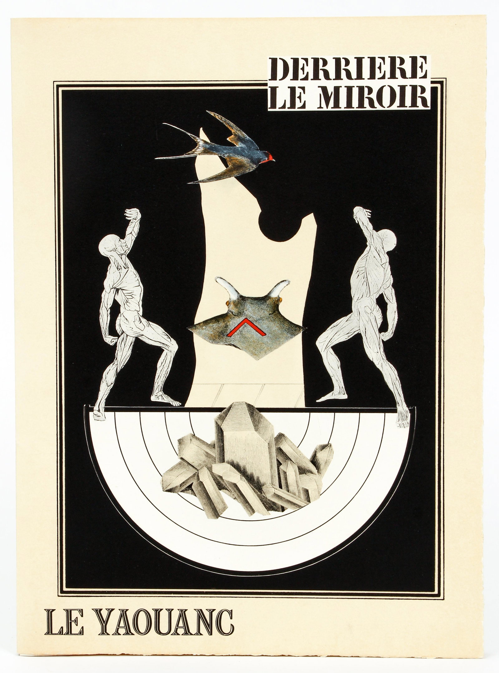 Alain le Yaouanc Derriere le Miroir 1/150 signed 1970: le Yaouanc, Alain, Derriere Le Miroir 188, number 22 of 150 copies signed by le Yaouanc on the colophon, deluxe edition printed on Velin de Lana, 1970, Maeght, softcover, folio (15 x 11.5 inches), com