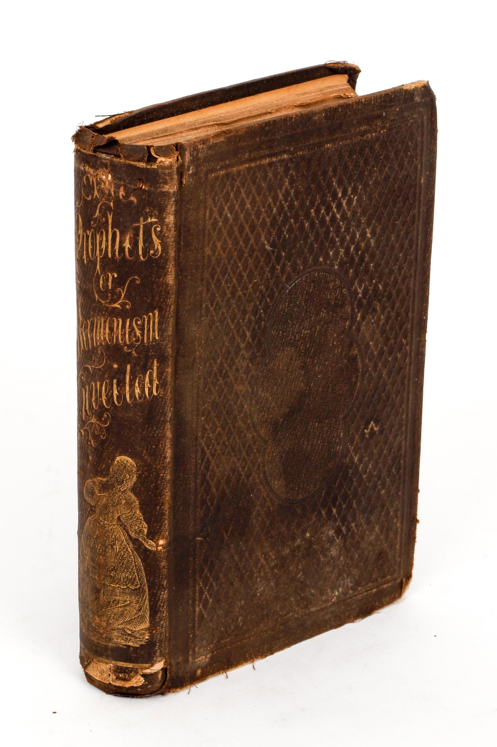 Belisle The Prophets Mormonism Unveiled 1855: (Belisle, Orvilla S.), The Prophets; Or, Mormonism Unveiled, 1855, First American edition, Wm. White Smith, Philadelphia, hardcover, original brown cloth, 412 pp., frontis plus 5 other plates, includi