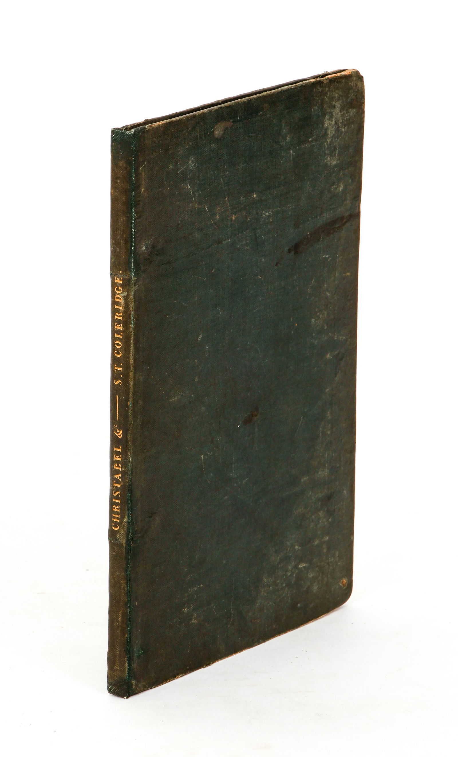 Coleridge Christabel Kubla Khan Pains 1816 First: Coleridge, S. (Samuel) T., Christabel: Kubla Khan, A Vision; The Pains of Sleep, 1816, First Edition, John Murray, London, hardcover, 8vo., contemporary full dark green moire cloth, spine relaid, gilt