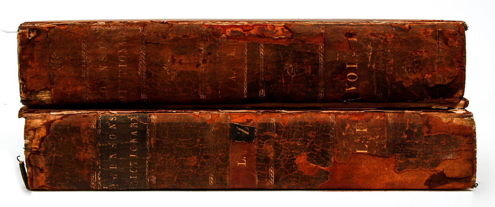 Samuel Johnson Dictionary English Language 1784: Johnson, Samuel, A Dictionary of the English Language: In Which The Words are deduced from their Originals… A history of the Language and an English Grammar, complete in 2 volumes, 1784, Fifth editi