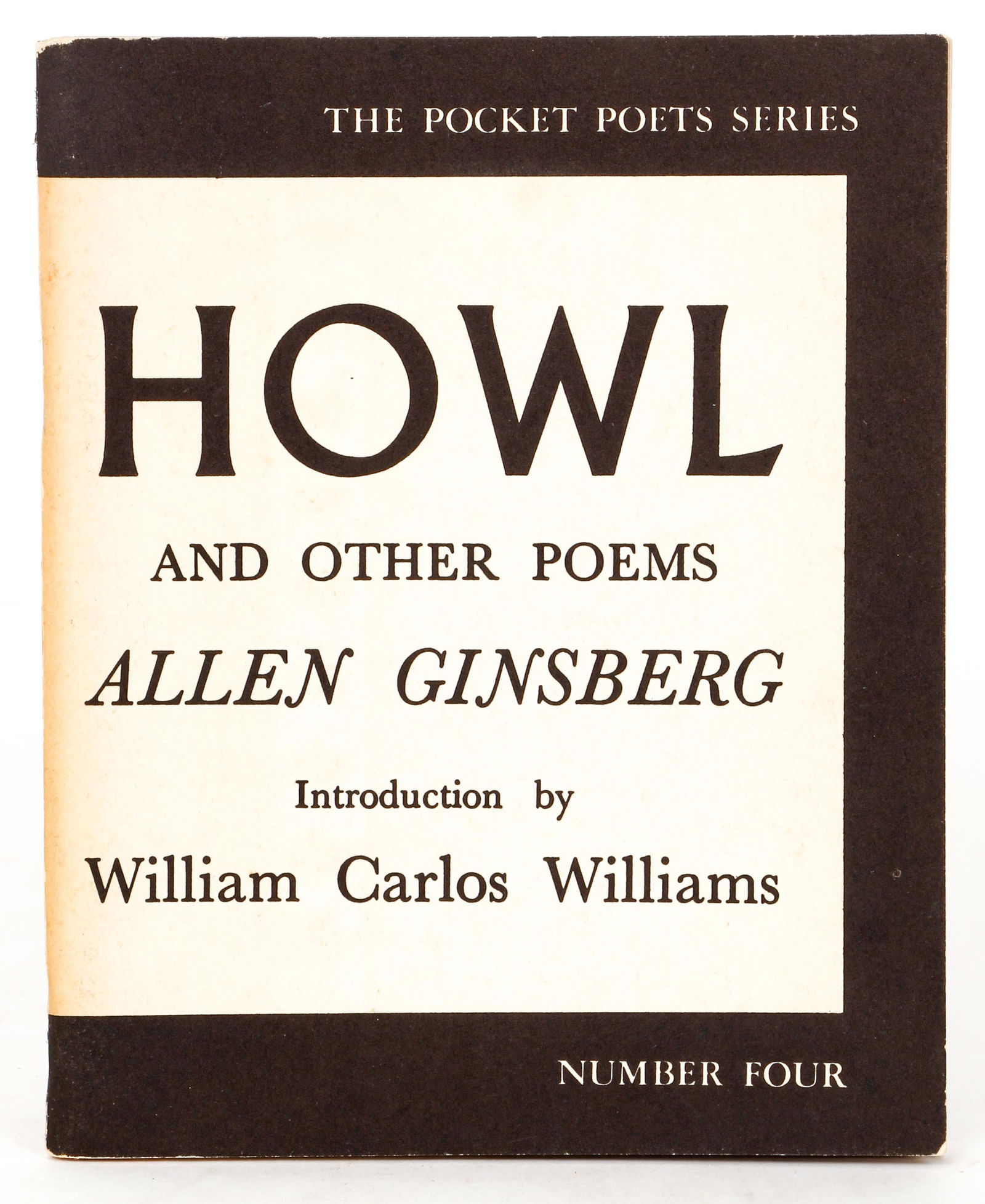 Allen Ginsberg Howl Signed City Lights PB: Ginsberg, Allen, Howl: And Other Poems, 1966, later printing, City Lights, paperback, original wraps, signed by Ginsberg on title page with added "AH" and dated 5/15/94, introduction by William Carlos