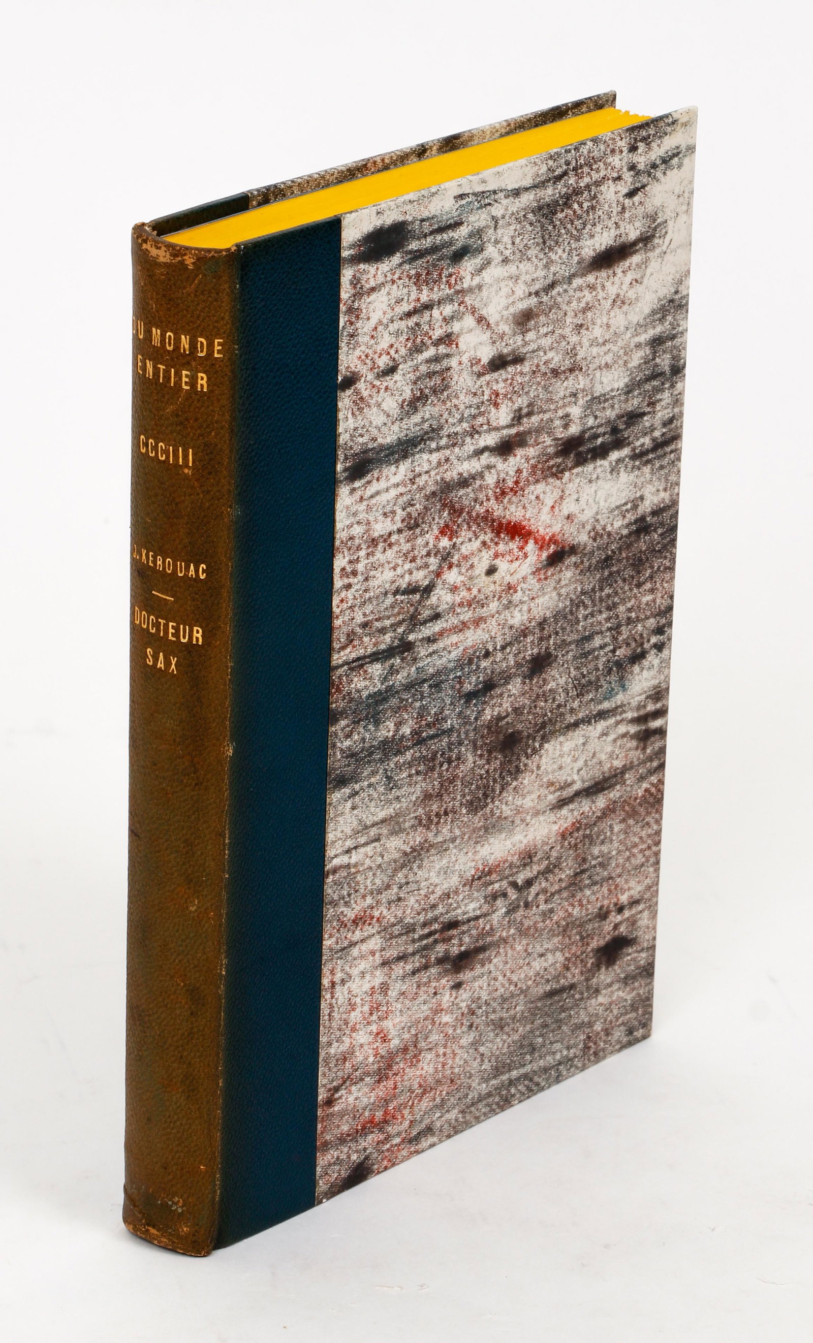 Jack Kerouac Docteur Sax French Ltd Ed 14/41: Kerouac, Jack, Docteur Sax, 1962, First edition in French, number 14 of 41 copies printed on Lafuma-Navarre paper, Gallimard, hardcover, 8vo., contemporary morocco backed boards, gilt title, original