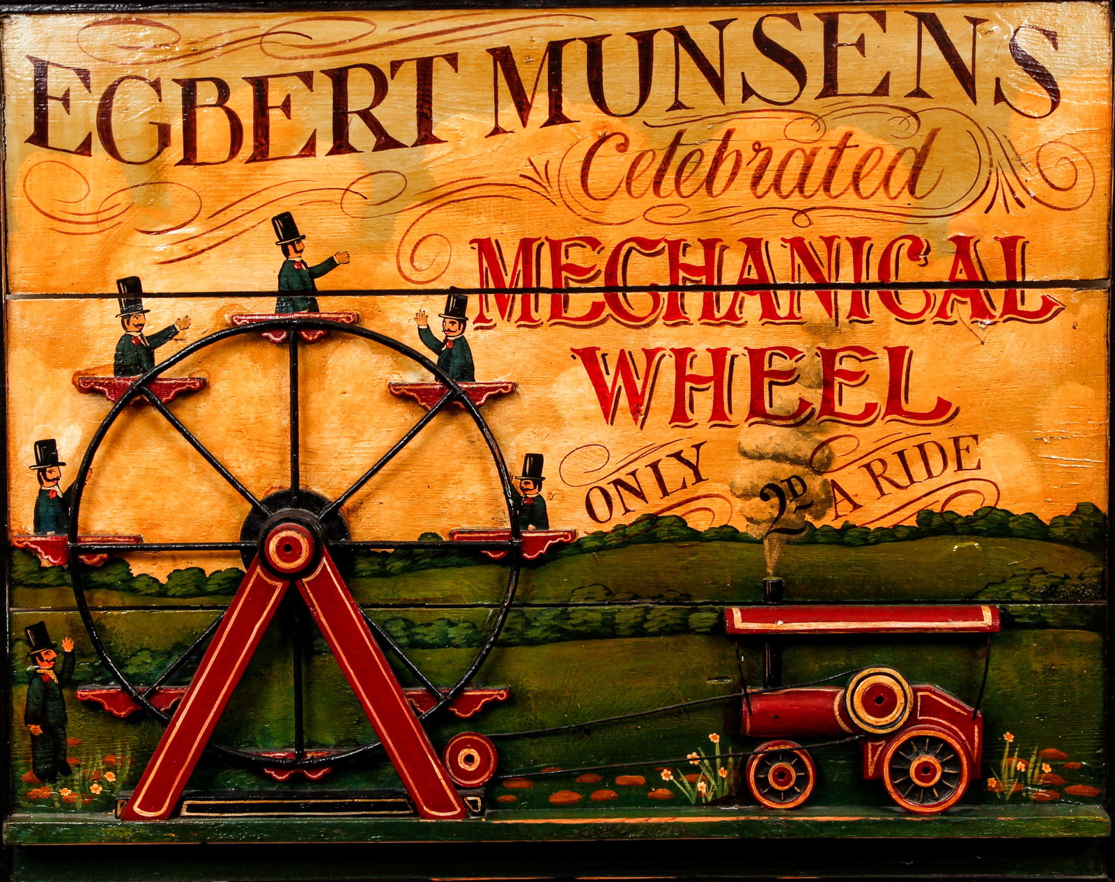 Old Advertising Sign Replica Egbert Munsens Mechanical (1 of 4)