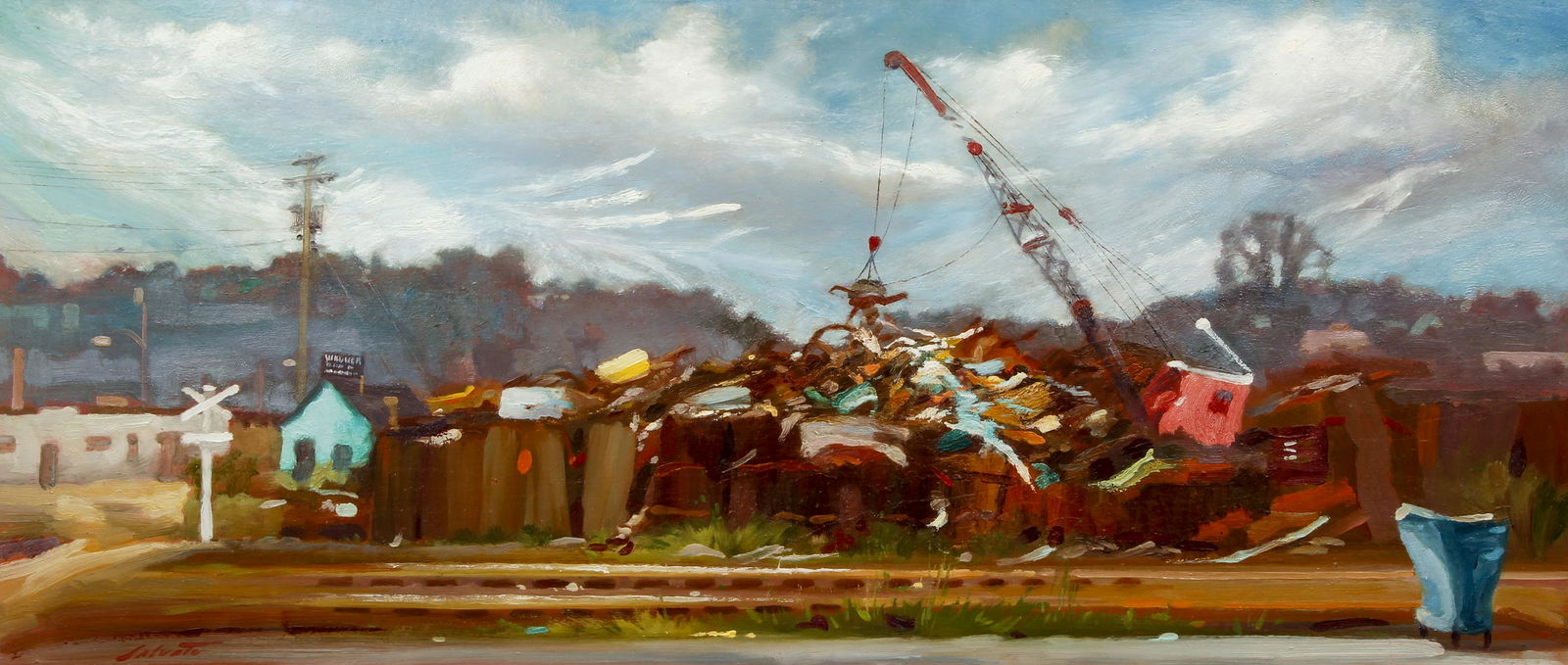 Phil Salvato oil Wedner Scrap Metal Yard (1 of 4)