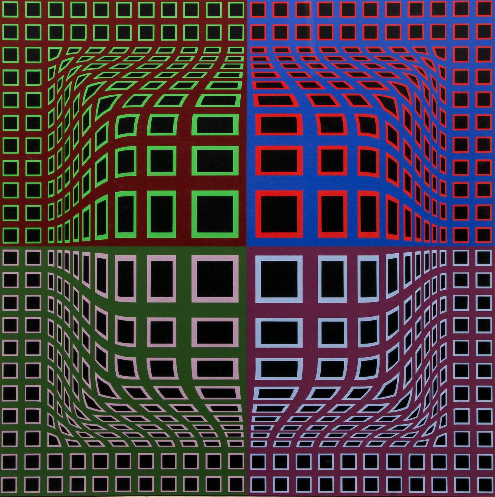 Victor Vasarely pencil signed Op Art serigraph (1 of 5)
