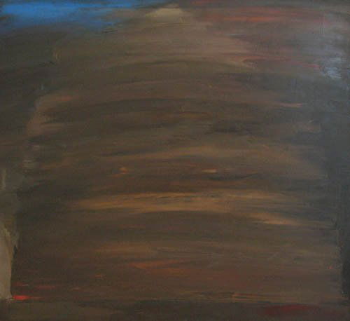 William Congdon ptg. Night Pyramid #2: Artist: Congdon, William Grosvenor (American 1912-1990) Work Title: Night Pyramid #2 , Egypt #7 Date: 3/1/1959 Medium: oil on masonite panel Dimens