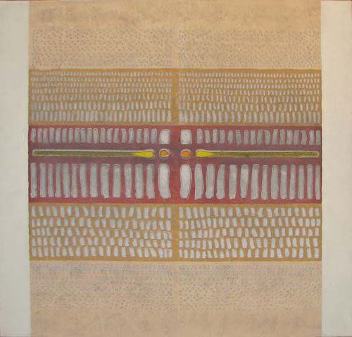 Paul Maxwell multiple Abstract in low relief: Artist: Maxwell, Paul (American, born 1925) Work Title: Untitled Abstract Relief Date: 1980's Medium: mixed media, , encaustic, possibly acrylic on paper