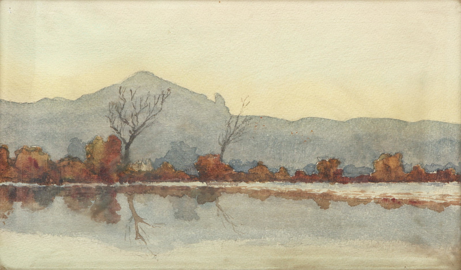 Regis Gignoux Lot 3 Watercolors France Alps: Gignoux, Regis (French/American, Hudson River School, 1816-1882), Lot of Three Mountain and Seascapes, c.1875, watercolors on paper, unsigned, 7.75 x 11.75, 7.25 x 12.5 and 9 x 12 inches, all framed i