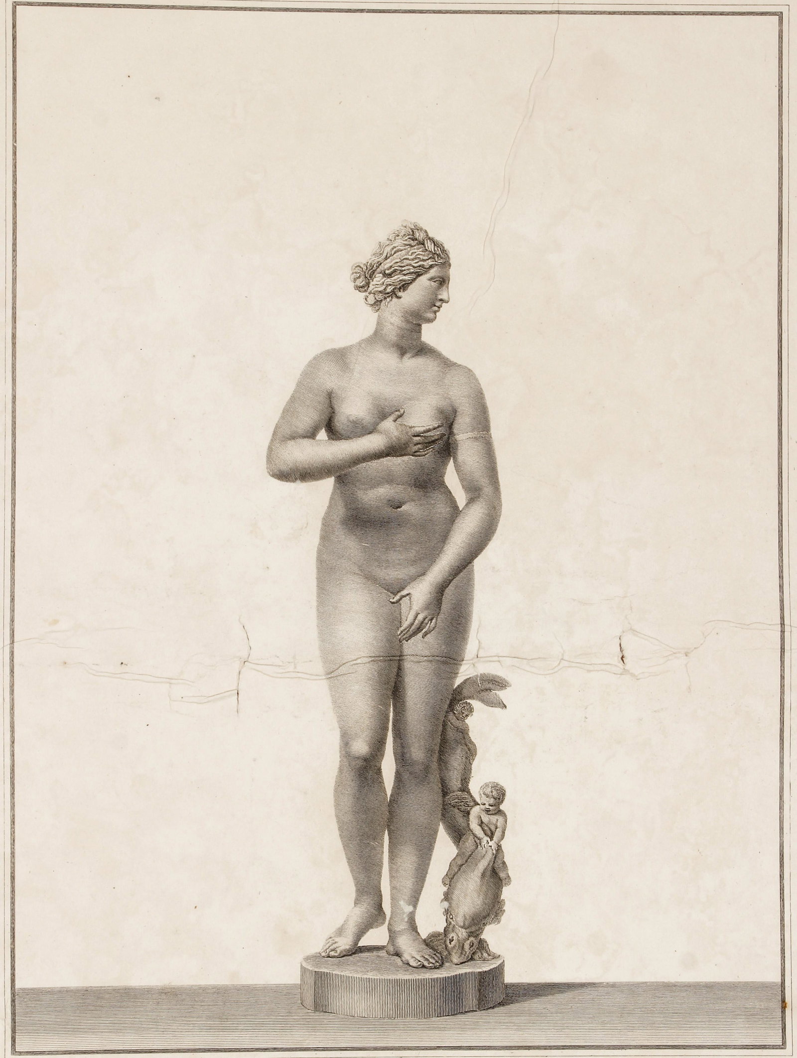 Lot of 8 Francesco Piranesi Engravings of Statues: Piranesi, Francesco (Italian/French, d.1810), Lot of 8 Engravings of Famous Classical Statues, 1781-1786, full sheets 26.5 x 19.5 inches, unframed, Francesco was the eldest son of Giovanni Battista Pi