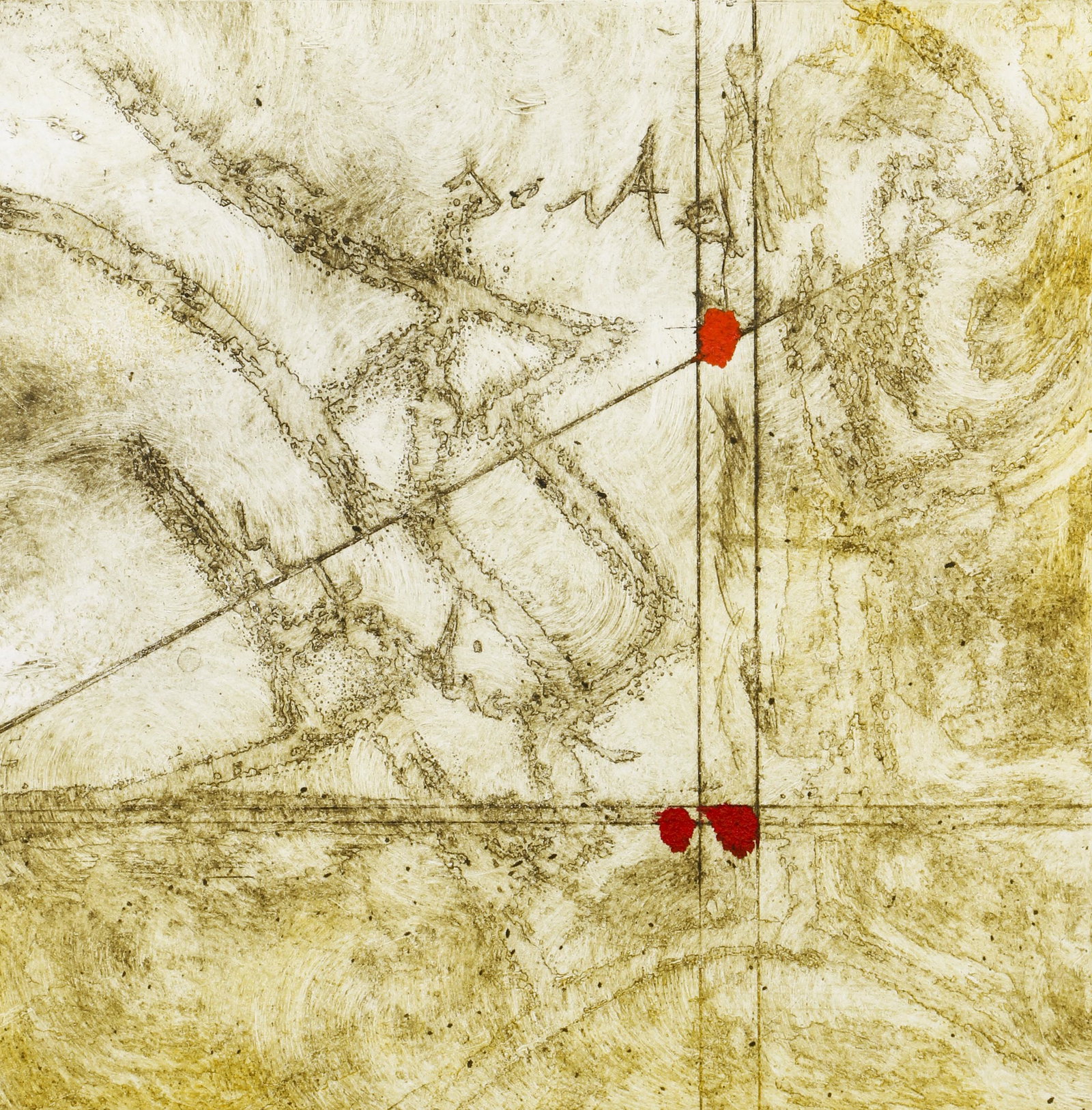 Natxo Arteta Solo Las Estrellas Signed Print: Arteta, Ignacio (Natxo) (Spanish, b.1965), Solo las Estrellas [Just the Stars], undated, hand colored etching on paper, signed and editioned P/A 4/4 in pencil at bottom, titled on reverse, impression 