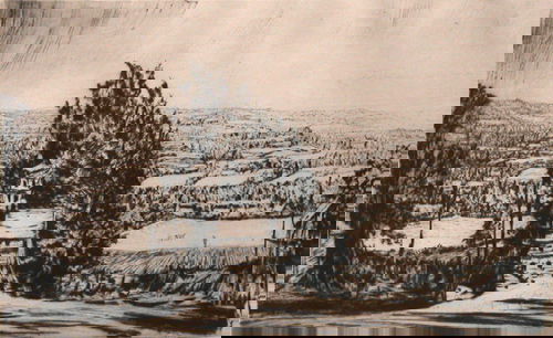 Muirhead Bone, Toys Hill Kent and Palace Farm: Toys Hill Kent and Palace Farm Bone, Muirhead and Griggs, Frederick Landseer Maur Drypoint Etchings 4.3 x 9 inches; 11.75 x 14 inches Pencil signed and titled, Inscribed 8 proofs only along lower marg