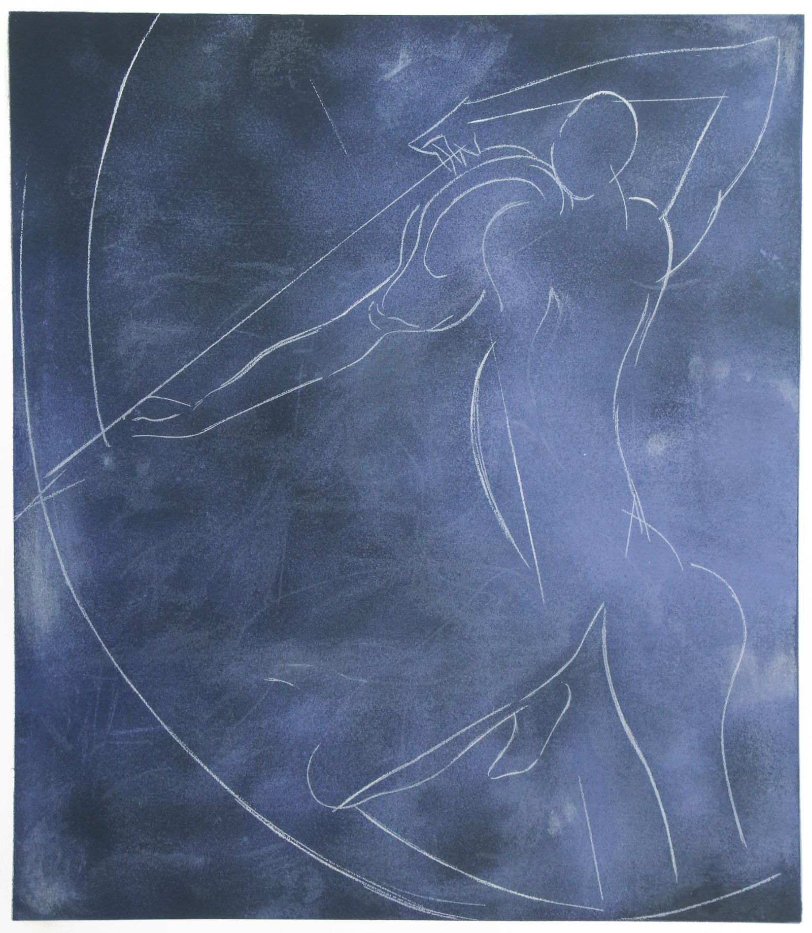 Santiago Cardenas 1992 orig litho The Archer: Cardenas, Santiago (Colombian, b. 1937), Archer, 1992, lithograph printed in colors, 28 x 24 inches, pencil signed, dated and numbered 83/150, unframed.