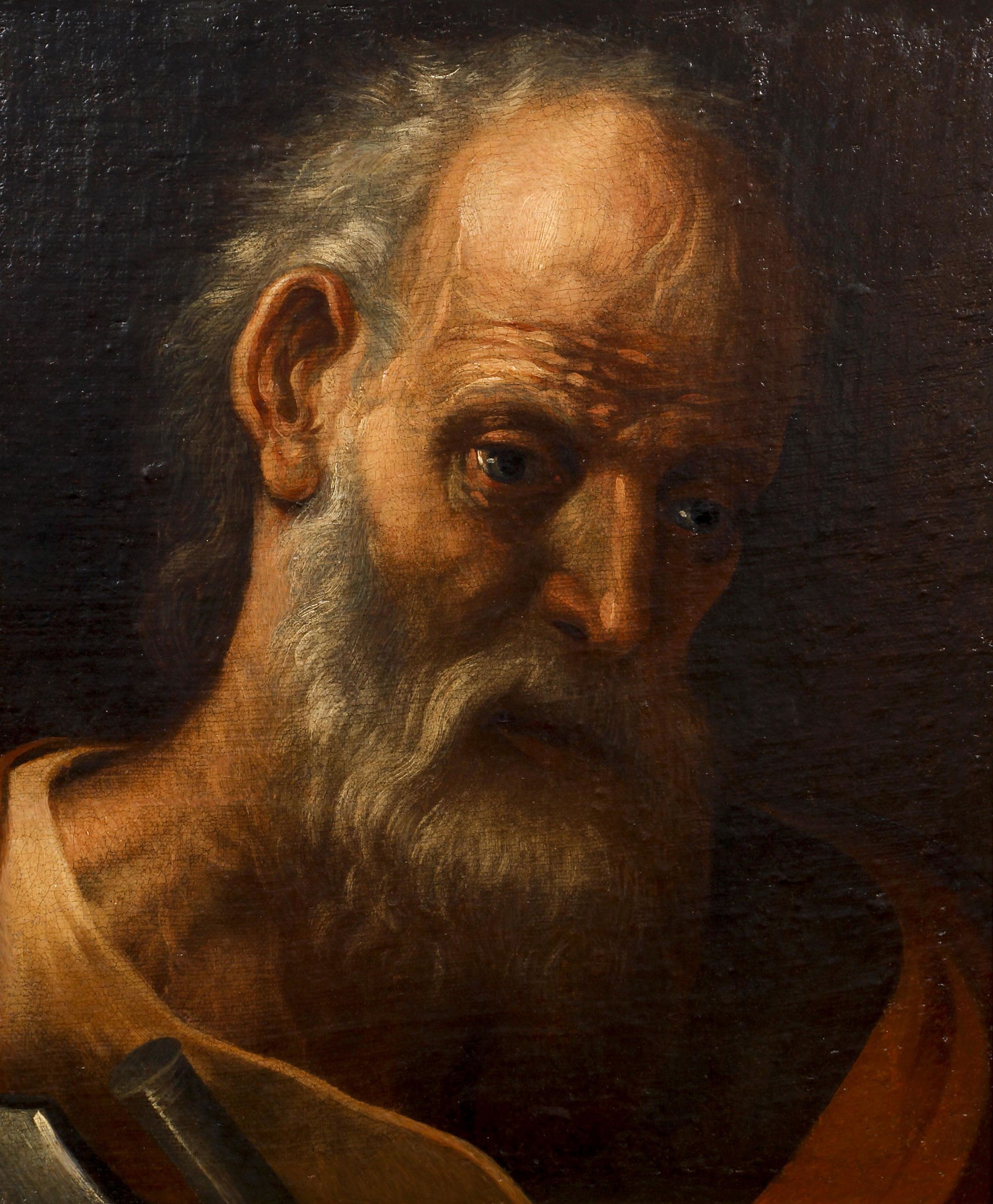 Old Master oil Old Man or Saint (1 of 5)