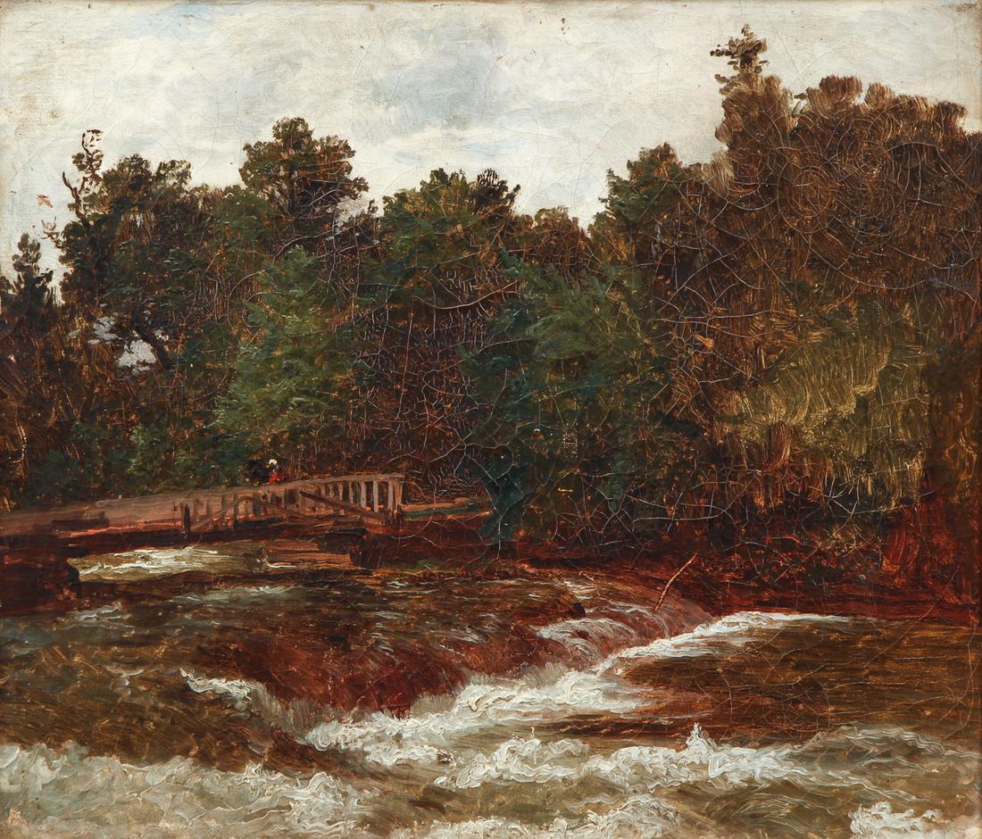 Regis Gignoux Niagara Rapids Oil Ptg (1 of 7)