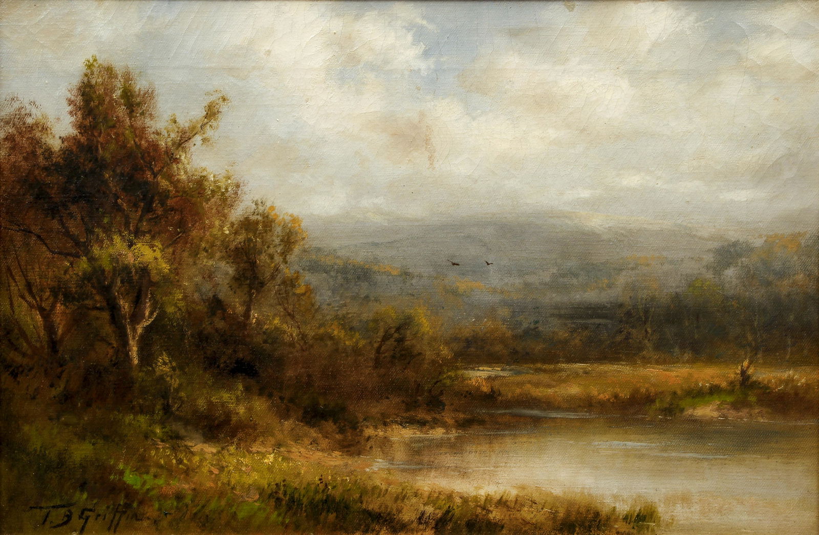 Thomas Griffin impressionist oil Landscape (1 of 6)