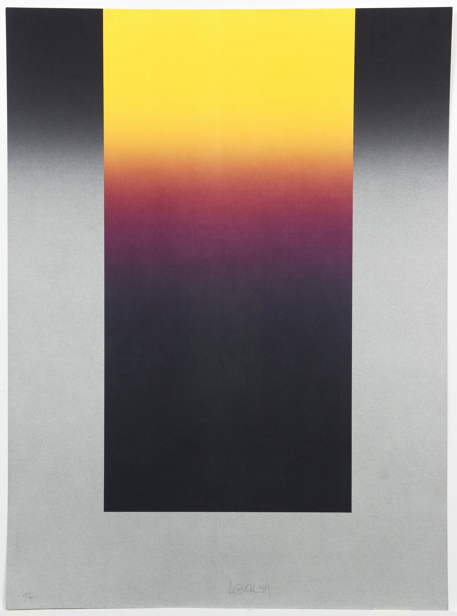 Larry Bell Original Litho 1989 Signed Barcelona (1 of 4)