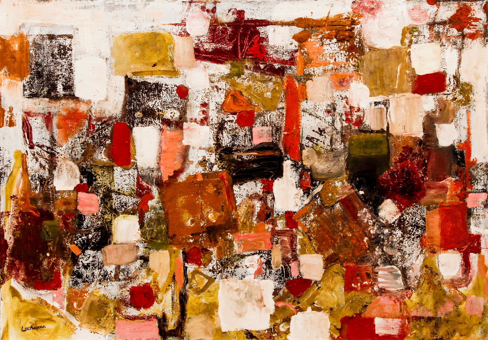 Lois Kaufman 1956 oil Morning in the City (1 of 5)