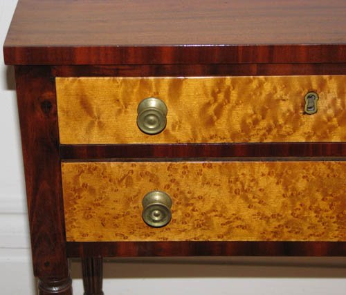 Sheraton Burled Wood Table c. 1800 - 2
