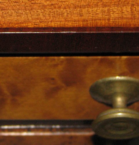 Sheraton Burled Wood Table c. 1800 - 3