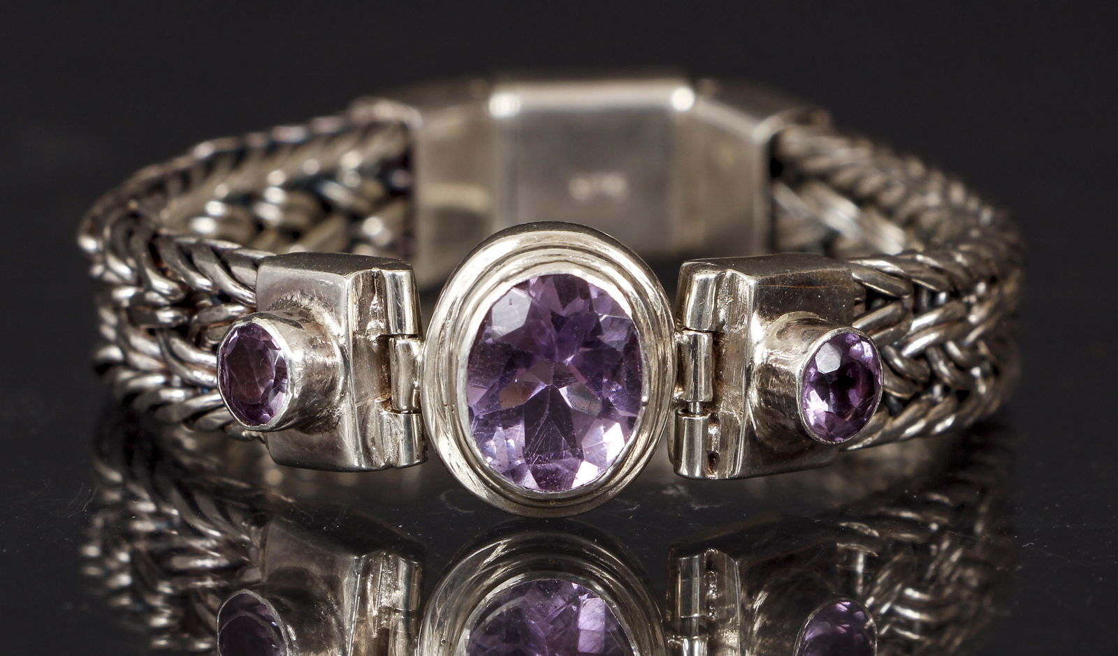 Sterling Amethyst Bracelet (1 of 6)