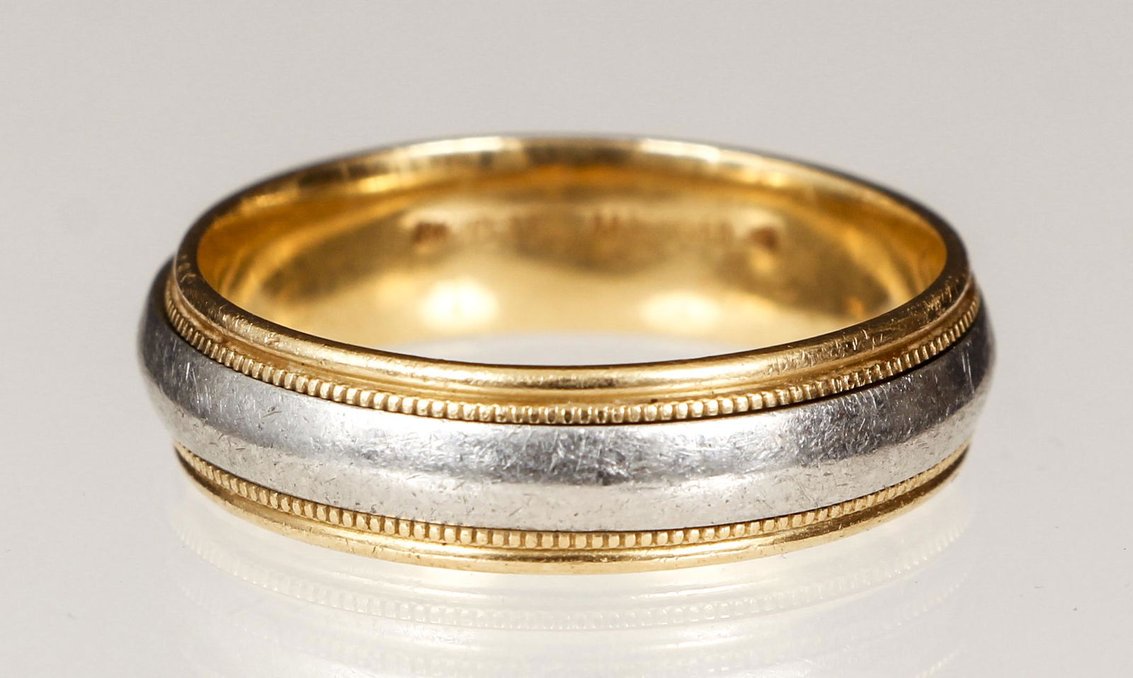 Platinum and 18K Yellow Gold Gent's Ring (1 of 3)