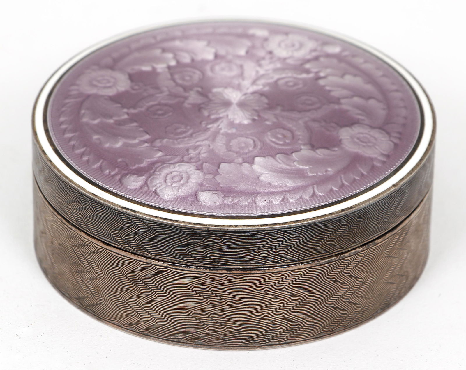Tiffany Sterling Enameled Trinket Box (1 of 5)