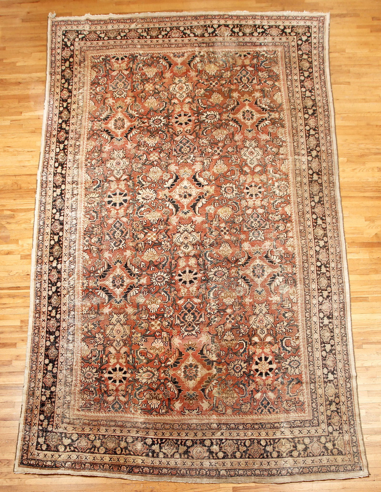 Persian Antique Mahal Rug 10 x 17 feet (1 of 4)