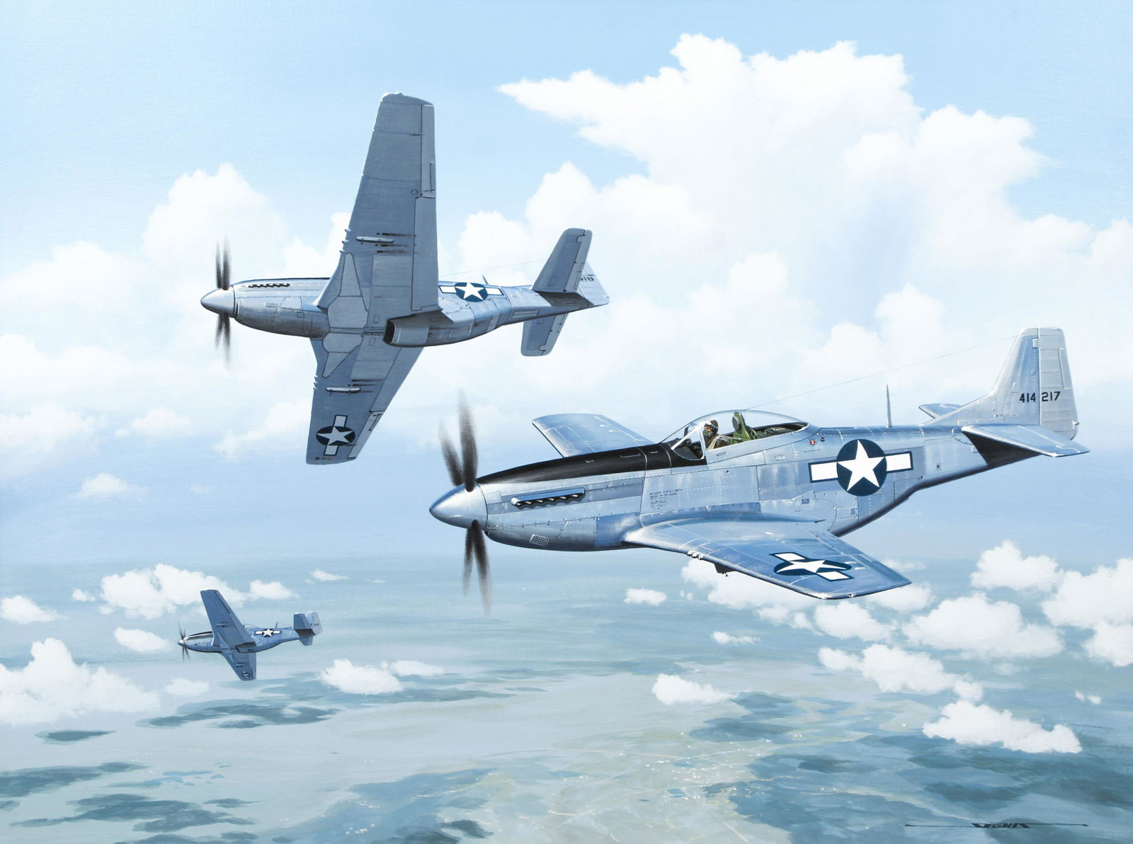 Stan Stokes Thundering Herd Aviation Painting (1 of 6)