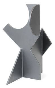 Betty Gold sculpture maquette for Hartwood Acres: Gold, Betty (American/California, born 1935), Untitled Sculpture Maquette for Hartwood Acres Monumental Sculpture, circa 1980, coated steel, 20 x 12 x 14 inches, Provenance: Sidney Feldman; The