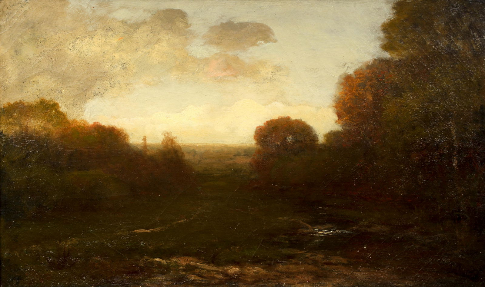 George Hetzel Evening Pennsylvania Landscape Oil Ptg (1 of 7)