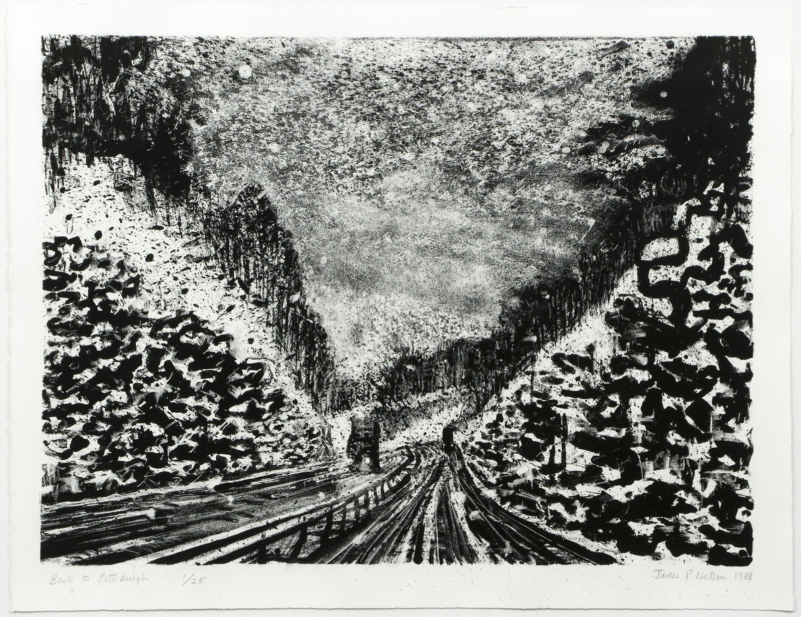 James Nelson Back To Pittsburgh Signed Litho 1988 (1 of 5)