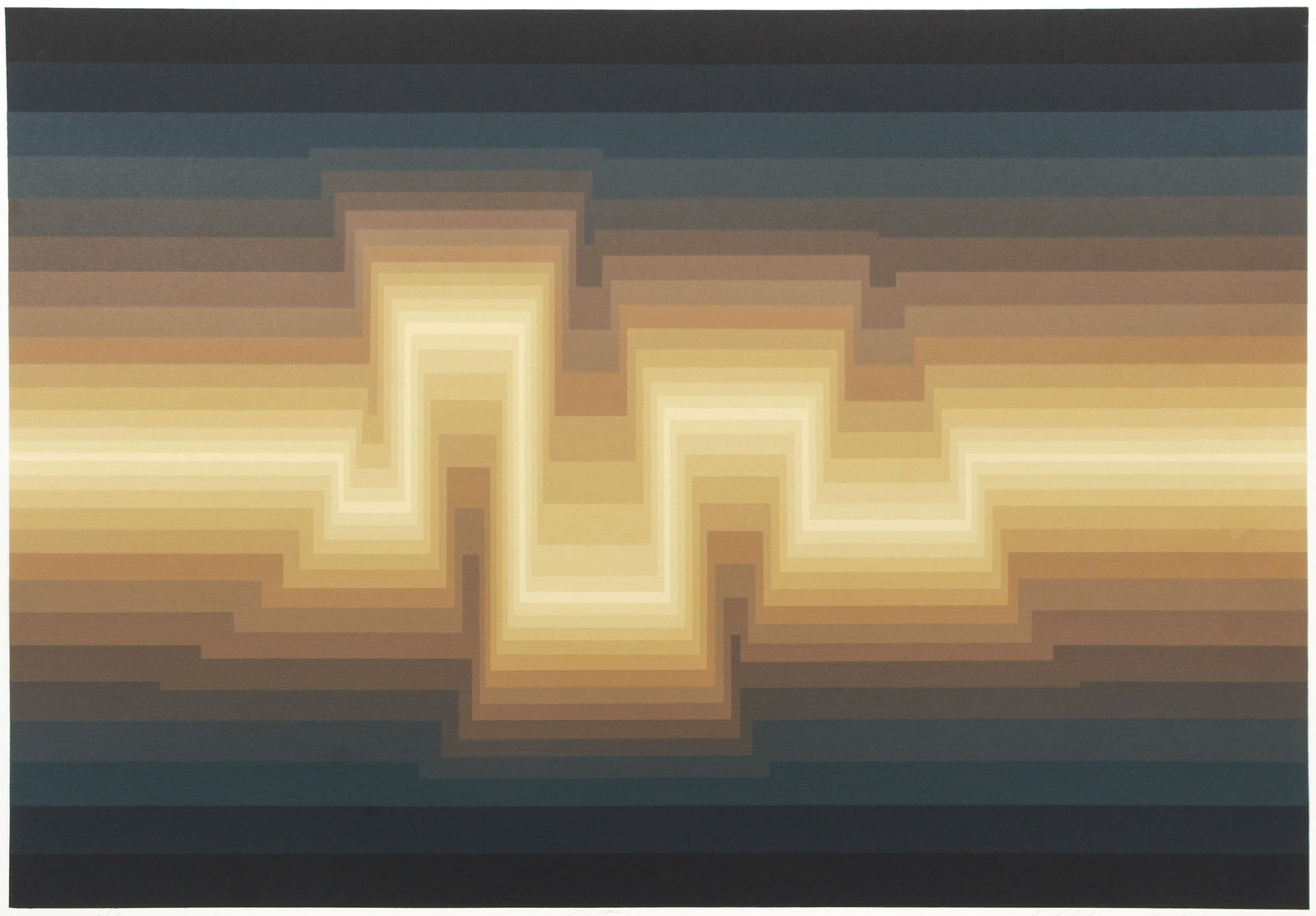 Pair of Roy Ahlgren Op Art Serigraphs Signed (1 of 12)