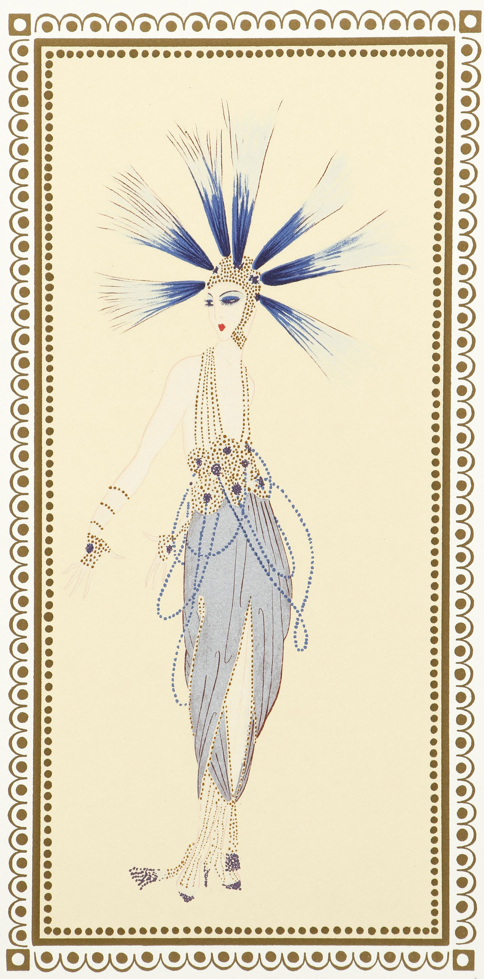 Erte L'Empanache Serigraph Signed (1 of 5)