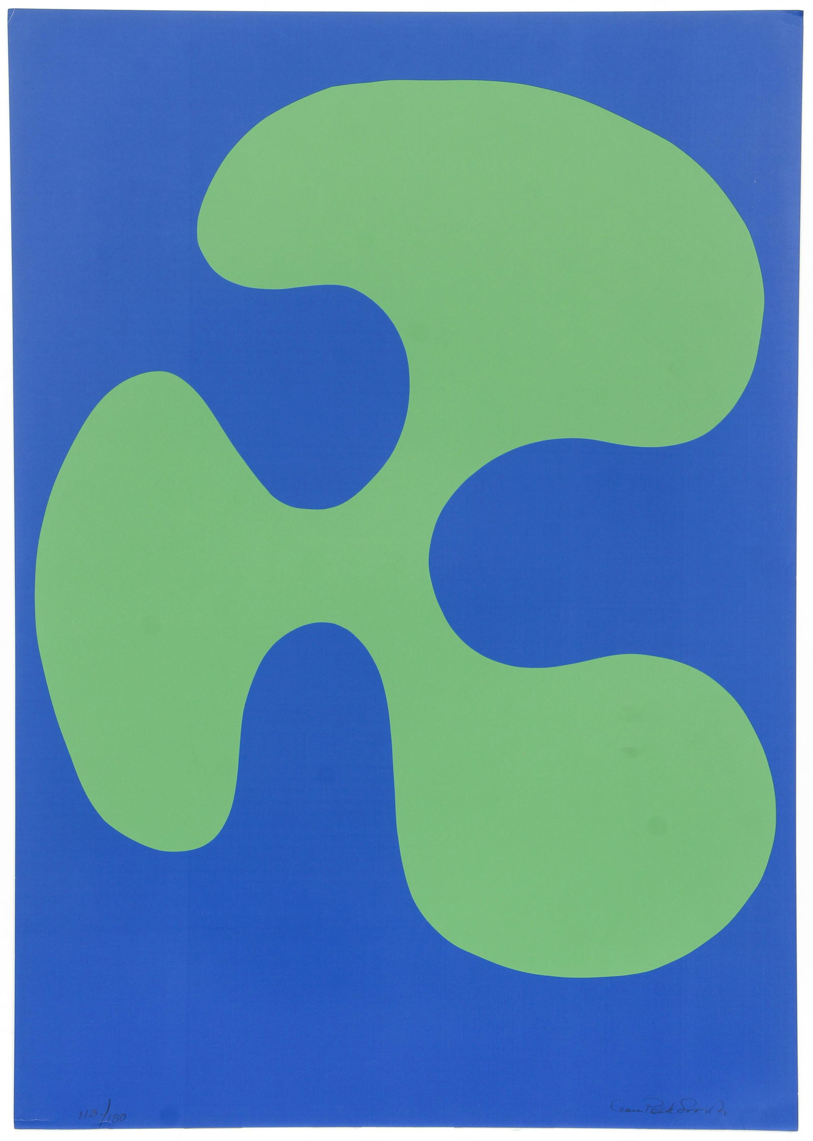 Leon Polk Smith Color Forms G 1974 Orig Serigraph (1 of 4)